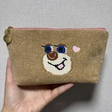 미사용 페일러 업 테디 걸 파우치 화장품 파우치