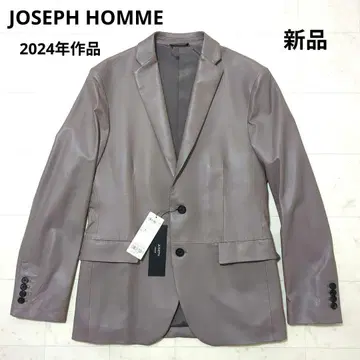 새상품 2024년 작품 JOSEPH HOMME 가죽 테일러드 자켓