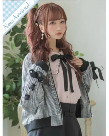 Ank Rouge 체크 무늬 자켓