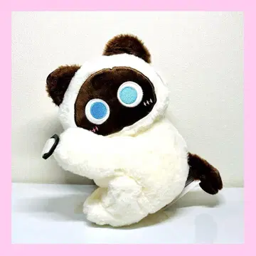 만마루오메메노 고양이 봉제 인형 숄더백 샴고양이 고양이