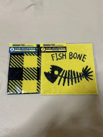 BANANA FISH 바나나 피쉬 엔터테인먼트 복권 자카드 핸드 타월 상