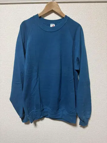 USA JERZEES XL 래글런 슬리브 트레이너 파랑