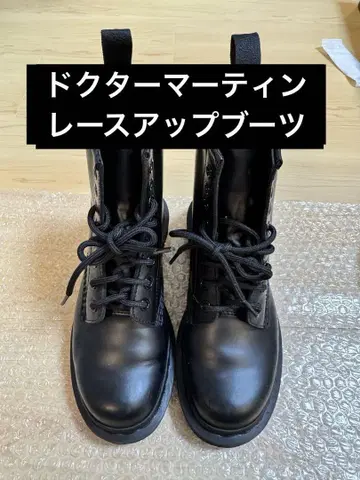 [새상품급] 닥터마틴 블랙 레더 레이스업 부츠