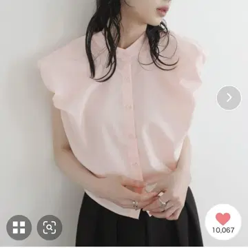 [ LIAN ] 벌룬 숄더 블라우스 핑크