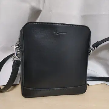다케오 키쿠치 블랙 합성 피혁 숄더백