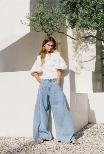 THE TOE Santorini Denim Pants M