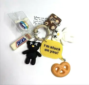 [ black x white? cookies ] 자라자라 키링