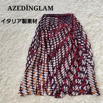 단종 AZEDINGLAM 맥시 길이 절개 변형 스커트 일본제