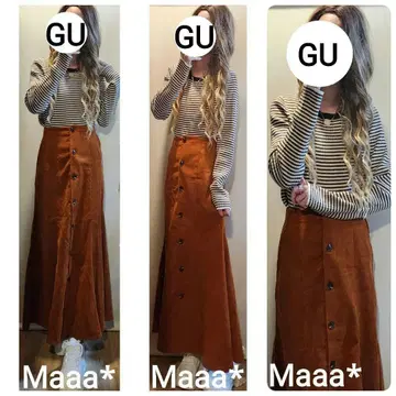 가을 선점! 엄청 귀여운 코디, 버튼이 너무 예뻐!!