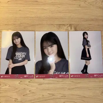 노기자카46 브로마이드 세토구치 코즈키 후쿠오카 라이브 t셔츠 컴프