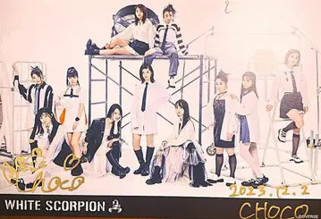 WHITE SCORPION 엽서 (CHOCO 친필 사인 포함)
