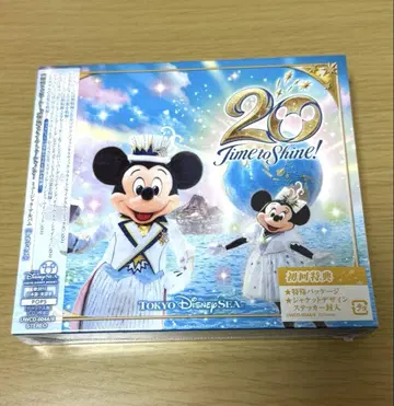 새상품 미개봉 도쿄디즈니씨 20주년 타임 투 샤인! 앨범