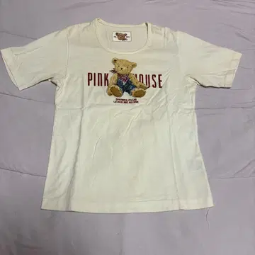 PINK HOUSE 곰 프린트 T셔츠