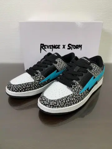 [REVENGE STORM] 로우컷 스니커즈 7 블랙 블루