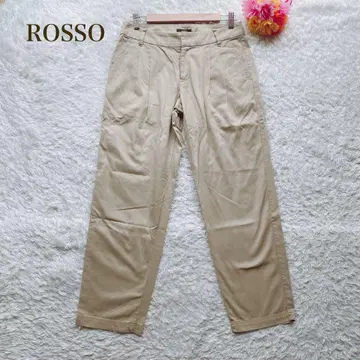 ROSSO 로쏘 [ M ] 캐주얼 팬츠 베이지 치노 팬츠풍