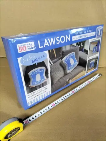미개봉 쿠션 LAWSON 간판 그대로 50주년 봉제 인형 로손