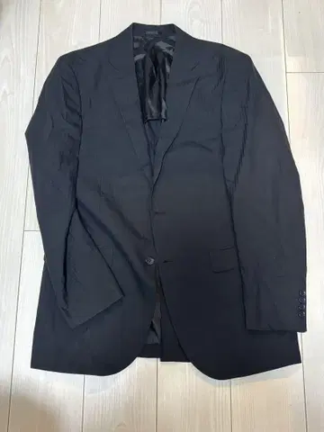 STYLE ON 블랙 스트라이프 블레이저