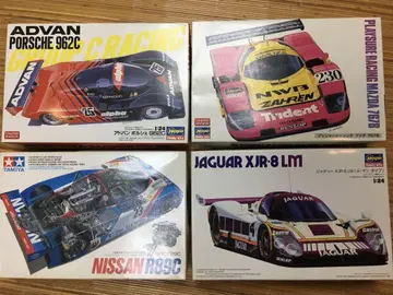 르망 프라모델 마쓰다 재규어 ADVAN 닛산 R89C 4대 세트