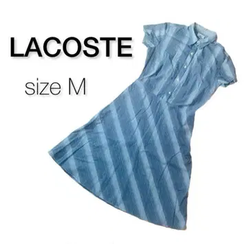 [새상품급] LACOSTE 셔츠 원피스 M 사이즈 레어