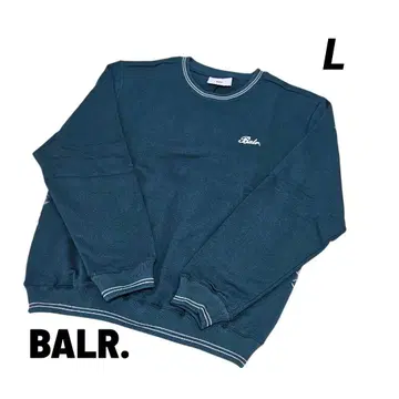새상품 BALR. 맨투맨 트레이닝복 로고 그린 L