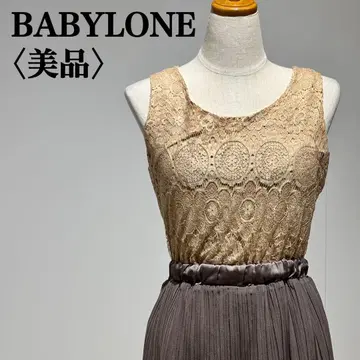 [새상품급] 바빌론 레이스 원피스 튤 원피스 무릎 기장