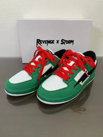 [REVENGE STORM] 로우컷 스니커즈 6 그린