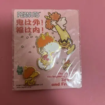 스누피 핀 배지 세트 절분 한정 250