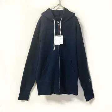미사용 새상품 DRESSTERIOR 드레스테리어 지퍼 후드티 네이비 M