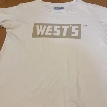 [구하기 어려움!!] WEST'S overall's 반팔 티셔츠