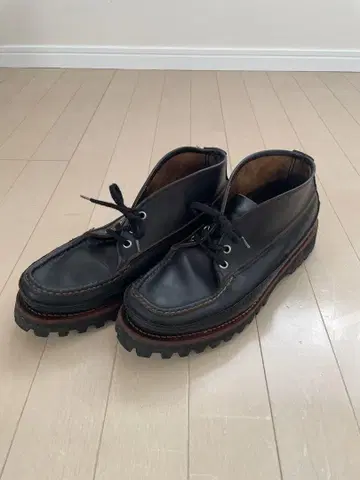 Russell Moccasin 블랙 워크 부츠