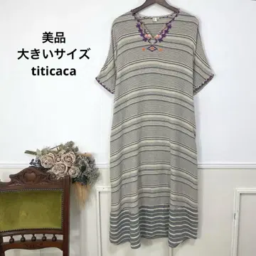 새상품급 빅 사이즈 titicaca 티티카카 원피스