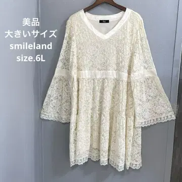 새상품급 빅 사이즈 smileland 레이스 원피스