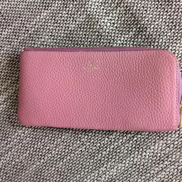 PELLE BORSA 장지갑 L자 지퍼 예쁜 핑크, 새상품급!