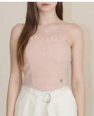 YILON Twinkle tweed baretop
