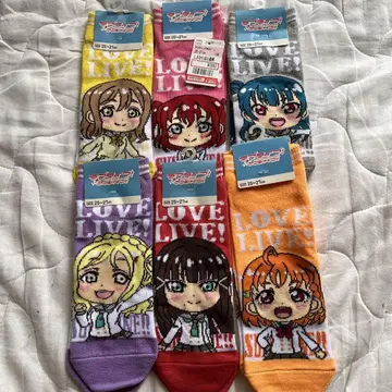 러브라이브 선샤인 Aqours 양말 세트