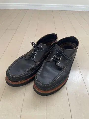 russel moccasin 러셀 모카신 블랙 가죽