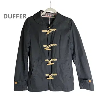 duffer 남성용 더플 코트 아우터 네이비 토글 버튼 네이비