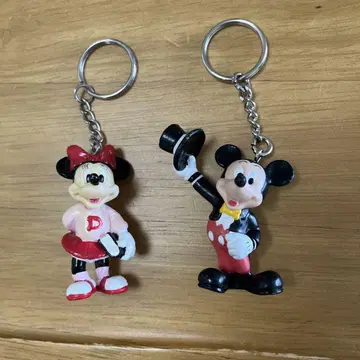 레트로 미키 미니 키링 2세트