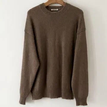 AURALEE BRUSHED SUPER KID MOHAIR KNIT