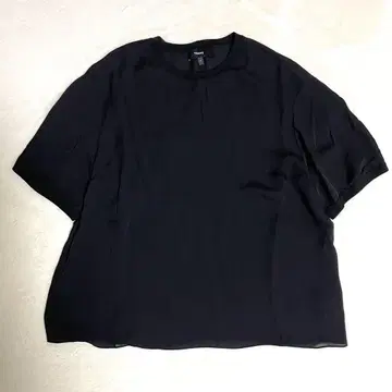 25ss Theory Silk Combo Boxy Tee C