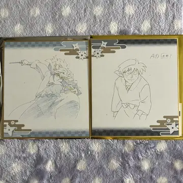 닌타마 란타로 군사 체험전 트레이딩 원화 미니 색지 도이 한스케 아마오니