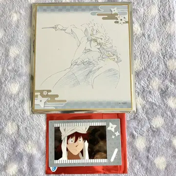 닌타마 란타로 군사 체험전 원화 미니 색지 폴라샷 아마오니