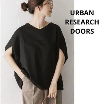 URBAN RESEARCH DOORS 와이드 슬리브 풀오버