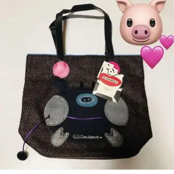 알베로베로 토트백 ₩24000 돼지 브라운 새상품 블랙 인기