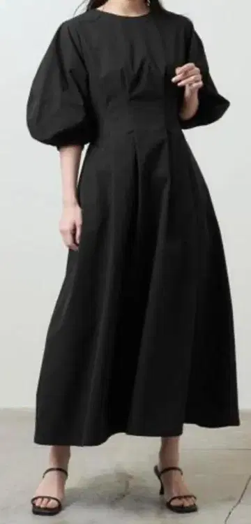 MARW UNITED ARROWS 블랙 롱 원피스 택 포함
