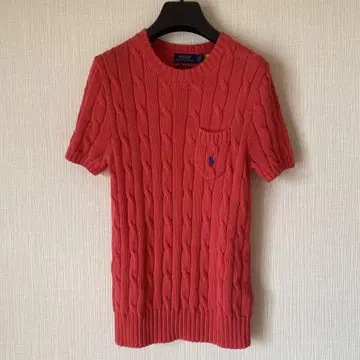 Polo Ralph Lauren 코튼 반팔 스웨터 S