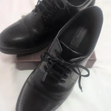 컨디션 최상 텍시 럭스 비즈니스 슈즈 가죽 신발 플레인토 25.5cm
