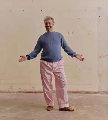 미사용품 NOAH 노아 핑크 치노 팬츠 32