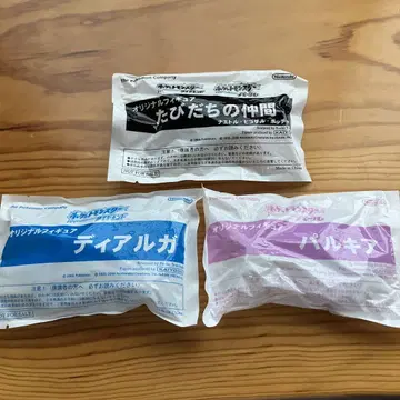 3점 다이아몬드 펄 오리지널 피규어 포켓몬 디아루가 파루키아