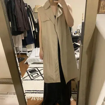 ASSEMBLAGE adam et rope 롱 베스트 베이지